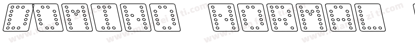 Domino normal kursiv omrids字体转换